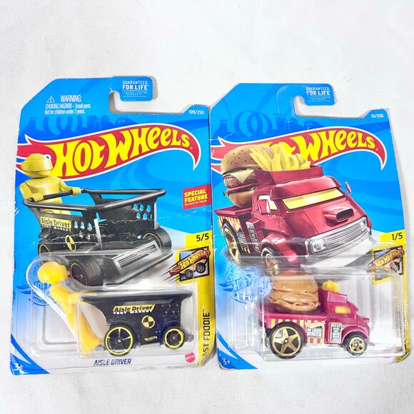 Hot Wheels Carded Lot Of 8 Tootsie Roll Junior Mints Toy Cars New (G) - Picture 2 of 4